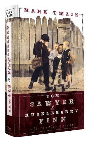 Buchcover und Innenansicht für das Buch: Adventures of Tom Sawyer
