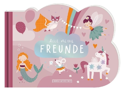 Buchcover und Innenansicht für das Buch: Freunde-Buch für Kinder
