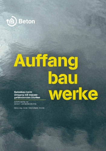 Buchcover und Innenansicht für das Buch: Auffangbauwerke