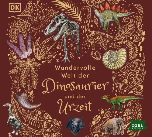 Buchcover und Innenansicht für das Buch: Dinosaurs and other Prehistoric Life