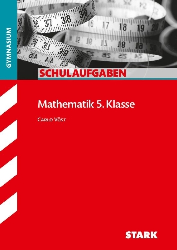 Buchcover und Innenansicht für das Buch: Schulaufgaben Gymnasium - Mathematik  5. Klasse