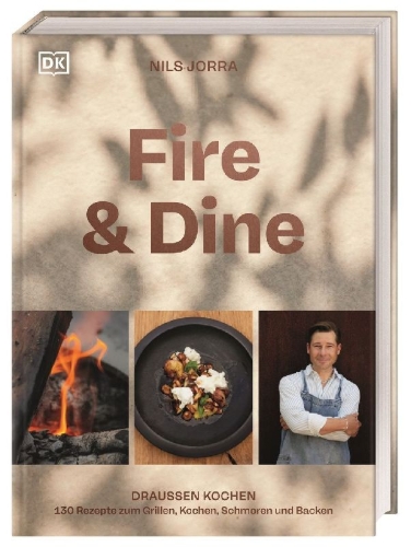 Buchcover und Innenansicht für das Buch: Fire & Dine