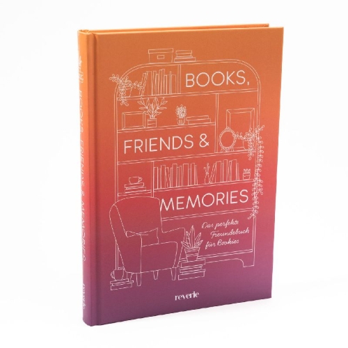Buchcover und Innenansicht für das Buch: Friends, Books & Memories