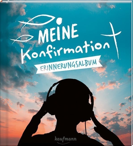 Buchcover und Innenansicht für das Buch: Meine Konfirmation - Erinnerungsalbum