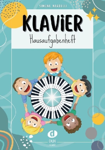 Buchcover und Innenansicht für das Buch: Klavier-Hausaufgabenheft
