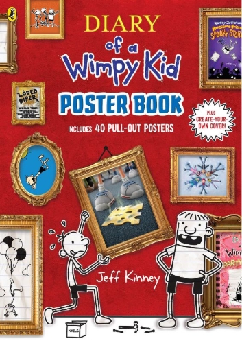Buchcover und Innenansicht für das Buch: Diary of a Wimpy Kid Poster Book (Includes 40 Pull-Out Posters)