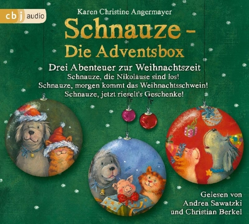 Buchcover und Innenansicht für das Buch: Schnauze - Die Adventsbox