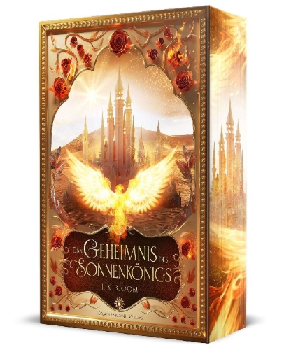 Buchcover und Innenansicht für das Buch: Das Geheimnis des Sonnenkönigs
