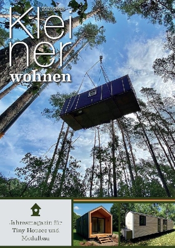 Buchcover und Innenansicht für das Buch: Kleiner Wohnen 2025/2026