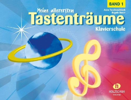 Buchcover und Innenansicht für das Buch: Meine allerersten Tastenträume 1