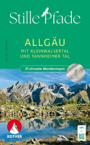 Buchcover und Innenansicht für das Buch: Stille Pfade Allgäu