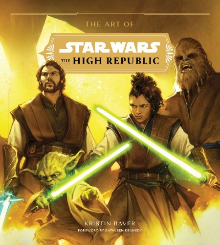 Buchcover und Innenansicht für das Buch: The Art of Star Wars: The High Republic