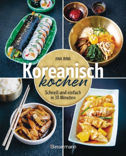 Buchcover und Innenansicht für das Buch: Koreanisch kochen
