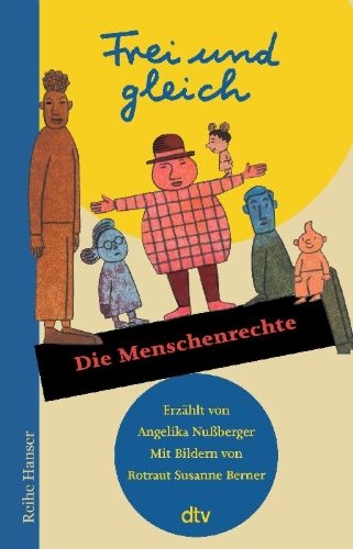 Buchcover und Innenansicht für das Buch: Frei und gleich - Die Menschenrechte