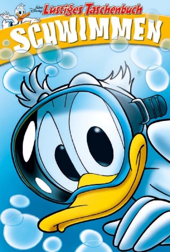 Buchcover und Innenansicht für das Buch: Lustiges Taschenbuch Schwimmen 01
