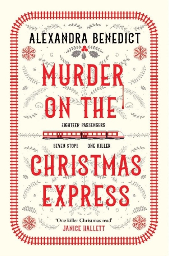 Buchcover und Innenansicht für das Buch: Murder On The Christmas Express
