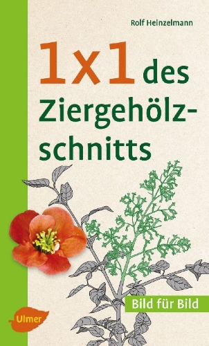 Buchcover und Innenansicht für das Buch: 1 x 1 des Ziergehölzschnitts