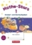 Buchcover und Innenansicht für das Buch: Mathe-Stars 1. Schuljahr. Knobel- und Sachaufgaben