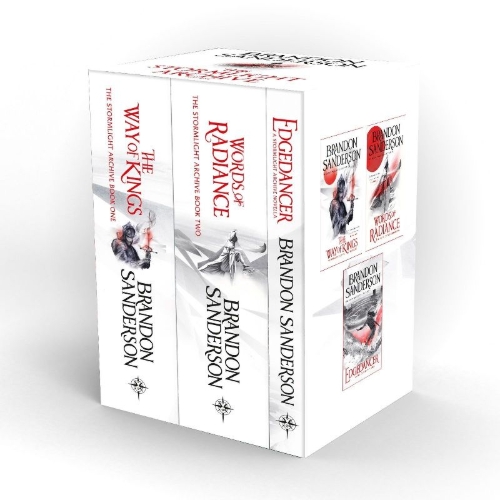 Buchcover und Innenansicht für das Buch: The Stormlight Archive Boxed Set Part One