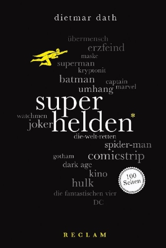 Buchcover und Innenansicht für das Buch: Superhelden. 100 Seiten