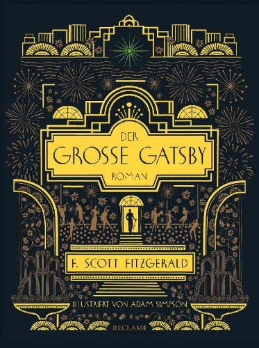 Buchcover und Innenansicht für das Buch: Der große Gatsby