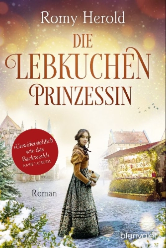 Buchcover und Innenansicht für das Buch: Die Lebkuchen-Prinzessin