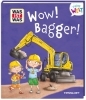 Buchcover und Innenansicht für das Buch: WAS IST WAS Meine Welt Band 17 Wow! Bagger!