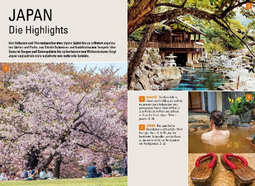 Buchcover und Innenansicht für das Buch: Stefan Loose Reiseführer Japan