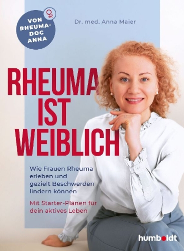 Buchcover und Innenansicht für das Buch: Rheuma ist weiblich