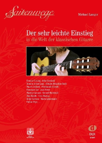Buchcover und Innenansicht für das Buch: Saitenwege - Der sehr leichte Einstieg.