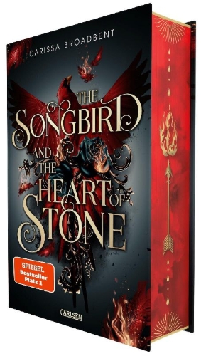 Buchcover und Innenansicht für das Buch: The Songbird and the Heart of Stone