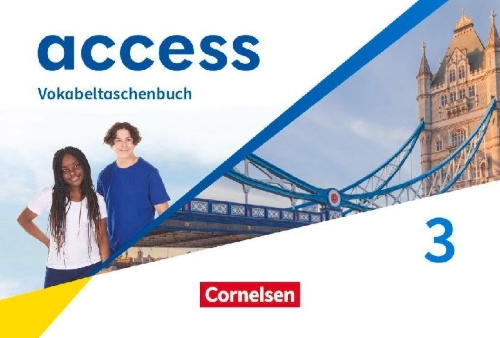 Buchcover und Innenansicht für das Buch: Access Band 3: 7. Schuljahr - Vokabeltaschenbuch