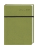Buchcover und Innenansicht für das Buch: Diario Wochen-Kalenderbuch A6, grün 2027