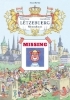 Buchcover und Innenansicht für das Buch: Wimmelbuch Lëtzebuerg Luxemburg Luxembourg