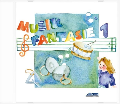 Buchcover und Innenansicht für das Buch: Musik Fantasie - Lehrer-CD 1