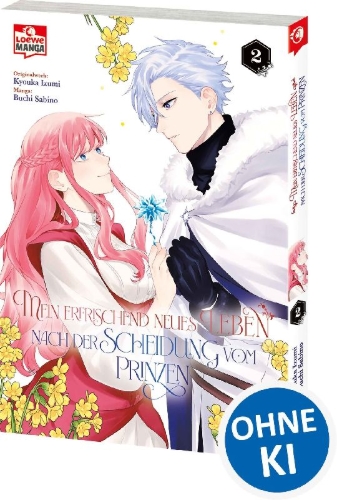 Buchcover und Innenansicht für das Buch: MOU KYOUMI GA NAI TO RIKONSARETA REIJOU NO IGAI TO TANOSHII SHINSEIKATSU