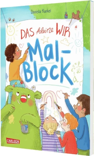 Buchcover und Innenansicht für das Buch: Das kleine WIR: Malblock