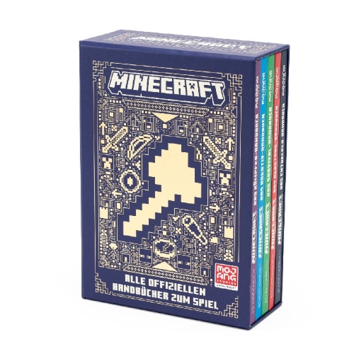 Buchcover und Innenansicht für das Buch: Minecraft 5 Handbook Box-Set