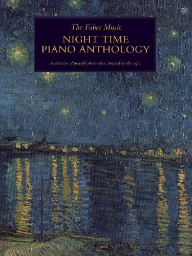 Buchcover und Innenansicht für das Buch: The Faber Music Night Time Piano Anthology