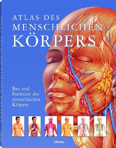 Buchcover und Innenansicht für das Buch: Atlas des menschlichen Körpers
