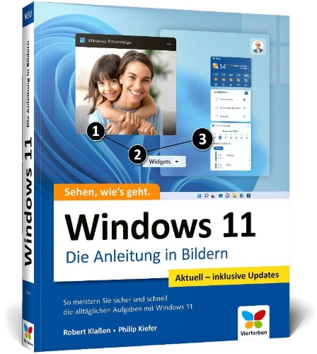 Buchcover und Innenansicht für das Buch: Windows 11