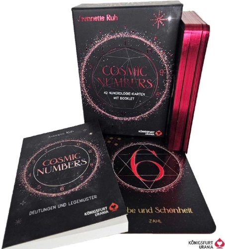 Buchcover und Innenansicht für das Buch: Cosmic Numbers (Numerologie)