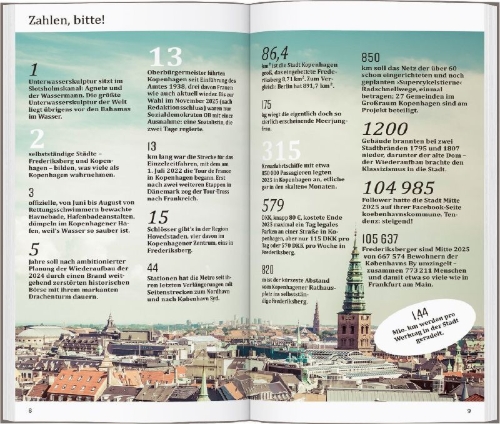 Buchcover und Innenansicht für das Buch: DUMONT direkt Reiseführer Kopenhagen