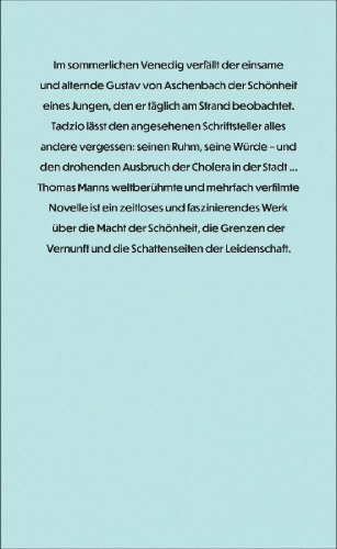 Buchcover und Innenansicht für das Buch: Der Tod in Venedig