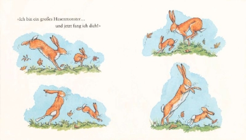 Buchcover und Innenansicht für das Buch: Weißt du eigentlich, wie lieb ich dich hab? Wenn die bunten Blätter fliegen