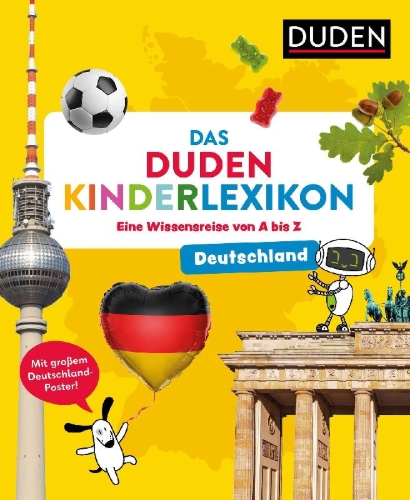 Buchcover und Innenansicht für das Buch: Deutschland - Das Duden Kinderlexikon