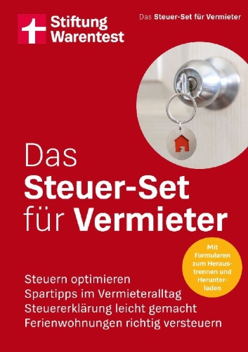 Buchcover und Innenansicht für das Buch: Das Steuer-Set für Vermieter