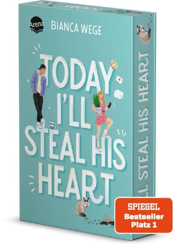 Buchcover und Innenansicht für das Buch: Today I'll Steal His Heart (2)