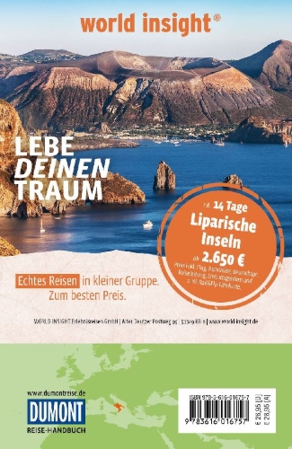 Buchcover und Innenansicht für das Buch: DUMONT Reise-Handbuch Reiseführer Süditalien