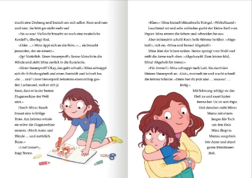 Buchcover und Innenansicht für das Buch: Mit Wumms in die Schule
